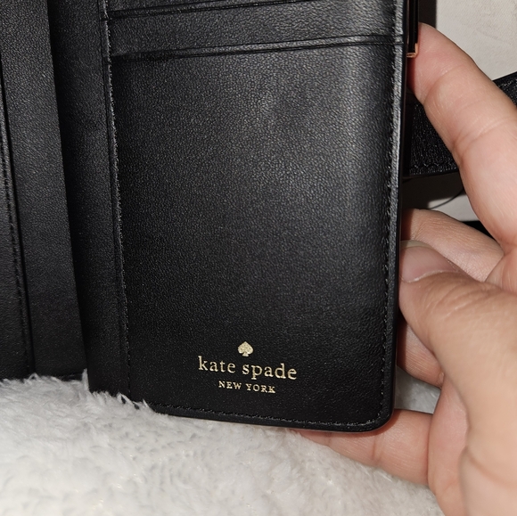 EUC KATE SPADE QUILTED NATALIA BIFOLD WALLET - Picture 7 of 11